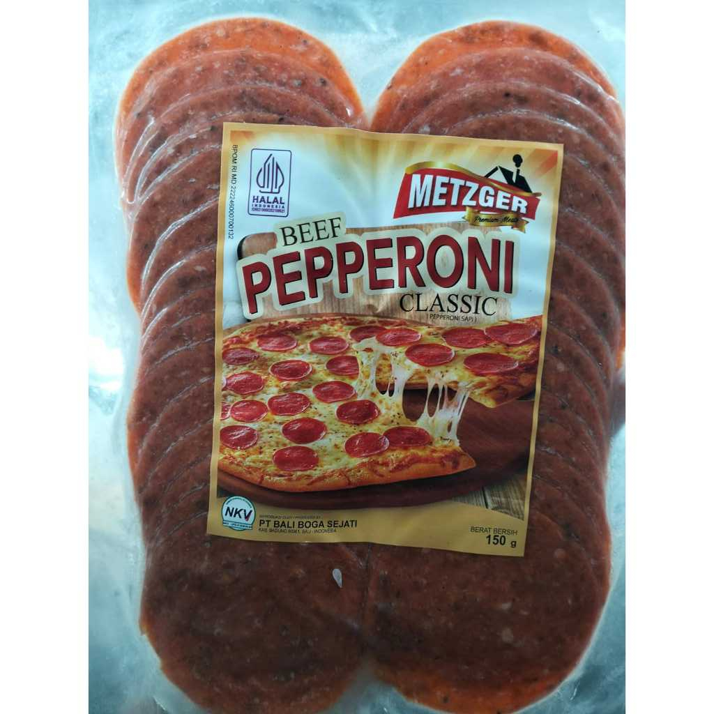 

METZGER BEEF PEPPERONI CLASSIC 150G