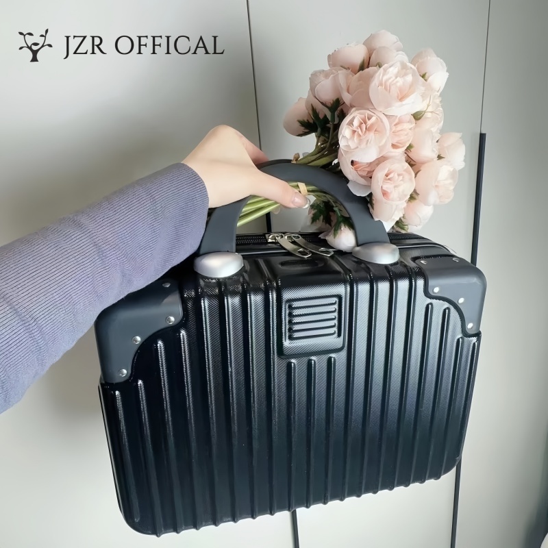 JZR koper 14 inch Koper Mini Beauty Case tas make up koper Kosmetik Premium Kosmetik Box-14 inch