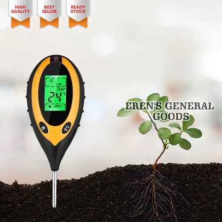 TERMURAH! Alat Ukur pH Meter Tanah Digital / Soil Tester Analyzer Akurat Berkualitas