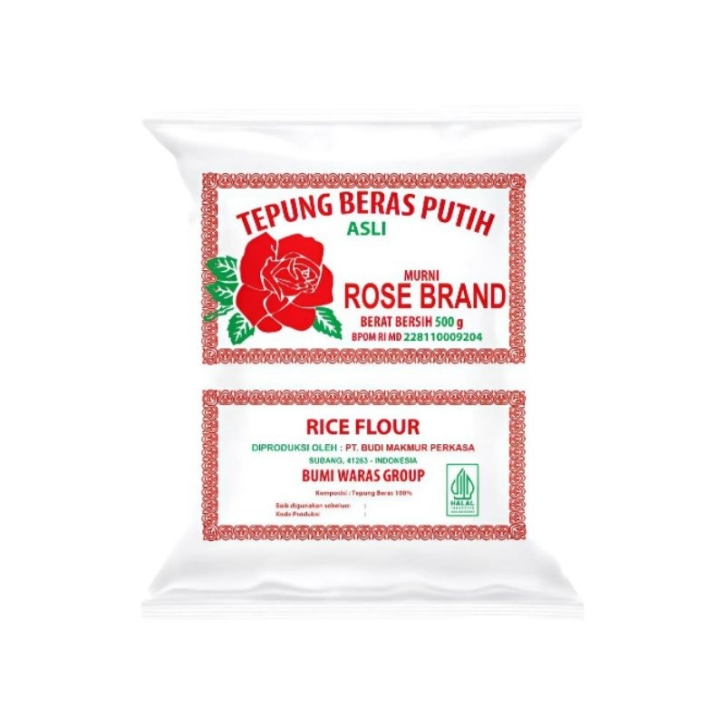 

Tepung Beras Rose Brand 500gr