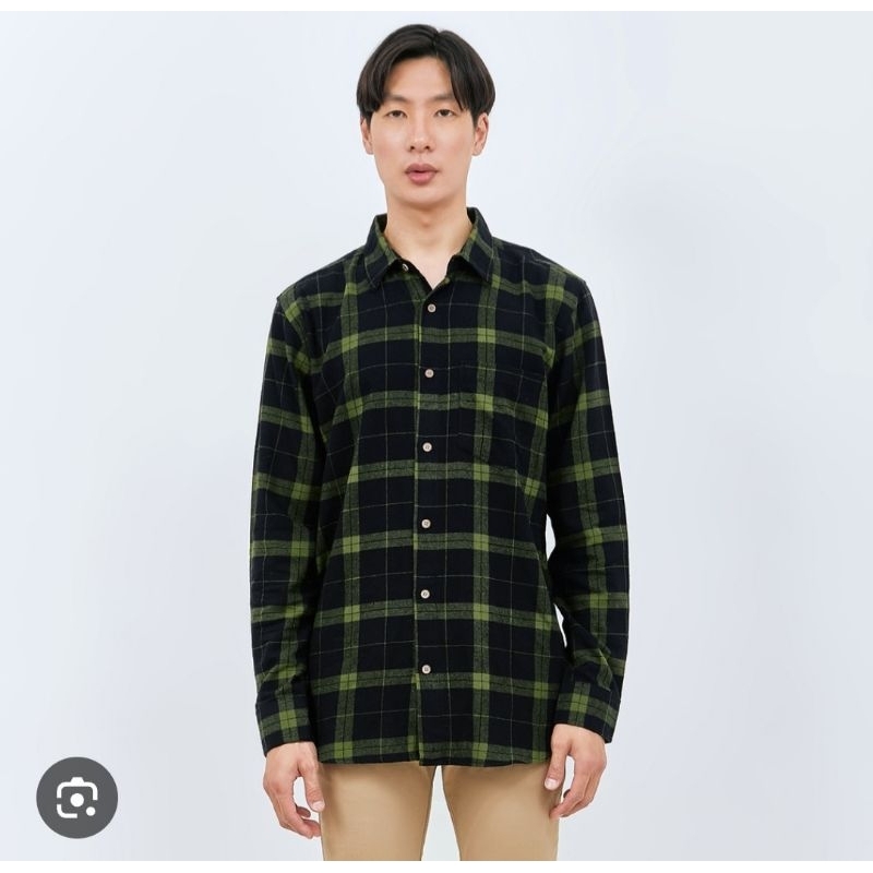 [NEW] M231 Kemeja Flanel Kotak Kotak