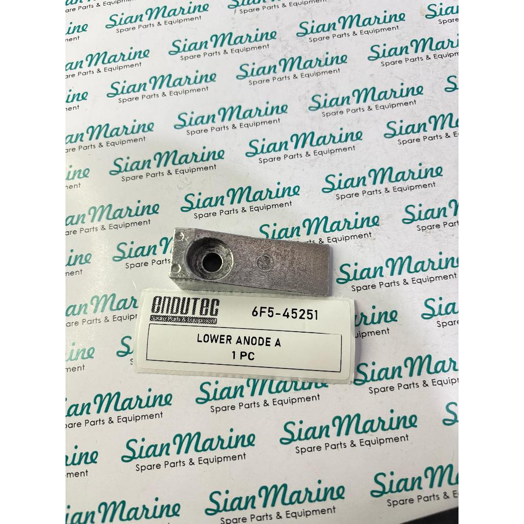 6F5-45251 LOWER ANODE A/ SUKU CADANG MESIN TEMPEL/ SPAREPART OUTBOARD