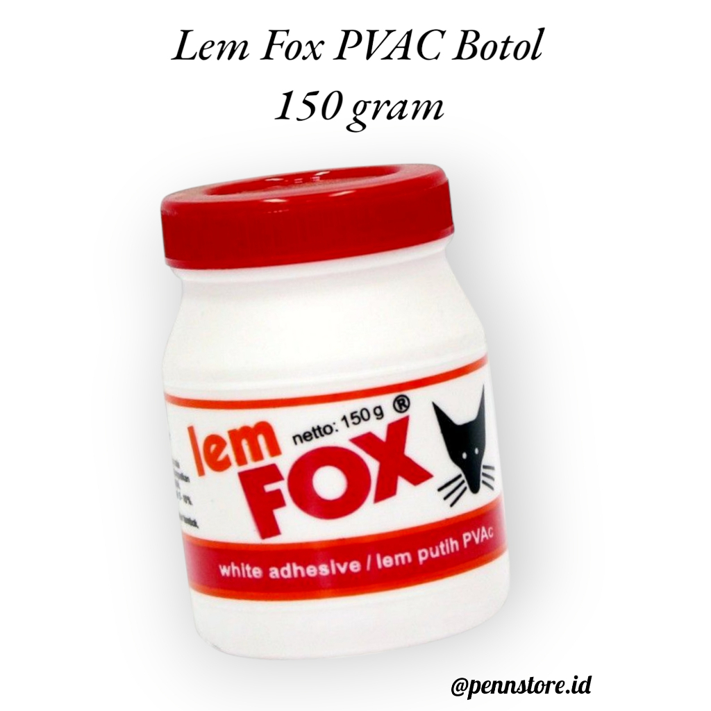 

(Pcs) Lem Fox PVAC Botol 150 gram - Lem Kayu