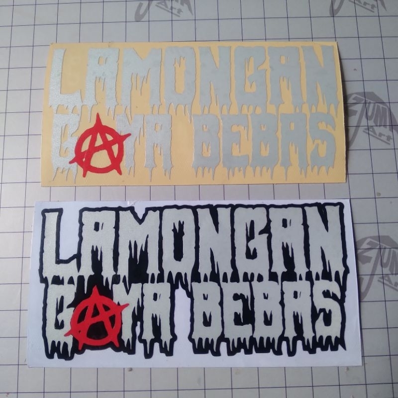 

Sticker Cutting LAMONGAN GAYA BEBAS