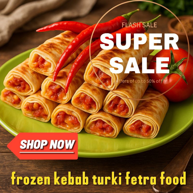 

kebab frozen mini kebab daging frozen kebab turki fetra food