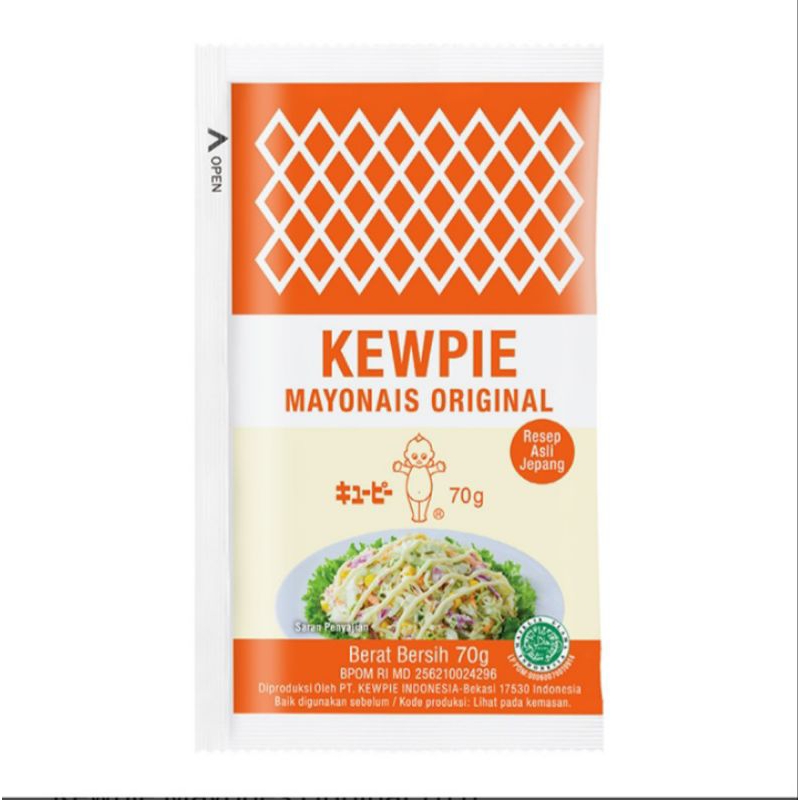 

KEWPIE MAYONAISE ORIGINAL 70 G ATAU KEMASAN TUBE 150 G