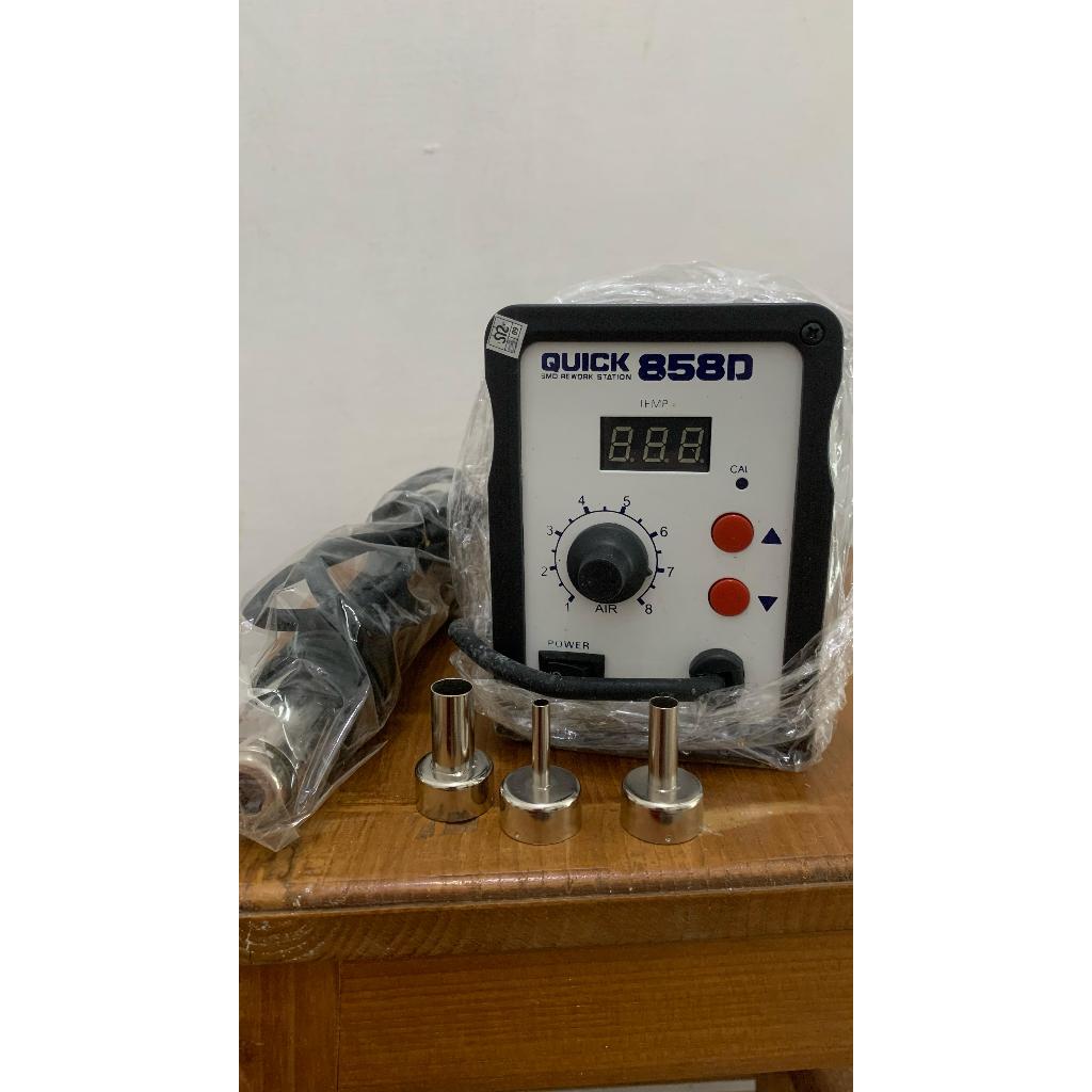 ORIGINAL BLOWER 858D QUICK DIGITAL OTOMATIS SOLDER UAP QUICK 858D AUTO SLEEP