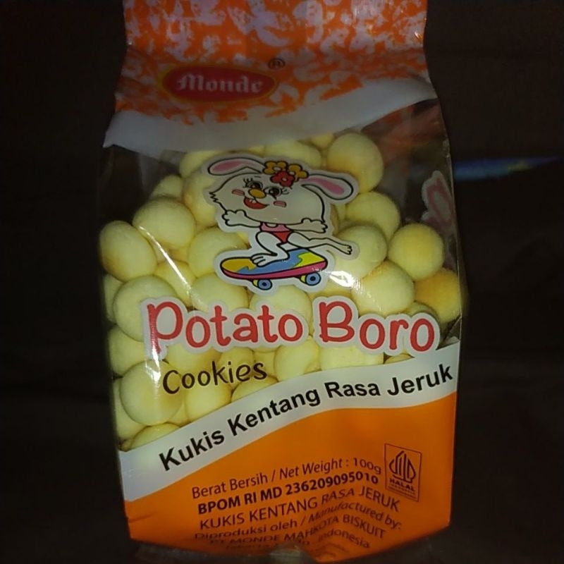 

TERMURAH MONDE Potato Boro Cookies 100gr Jeruk