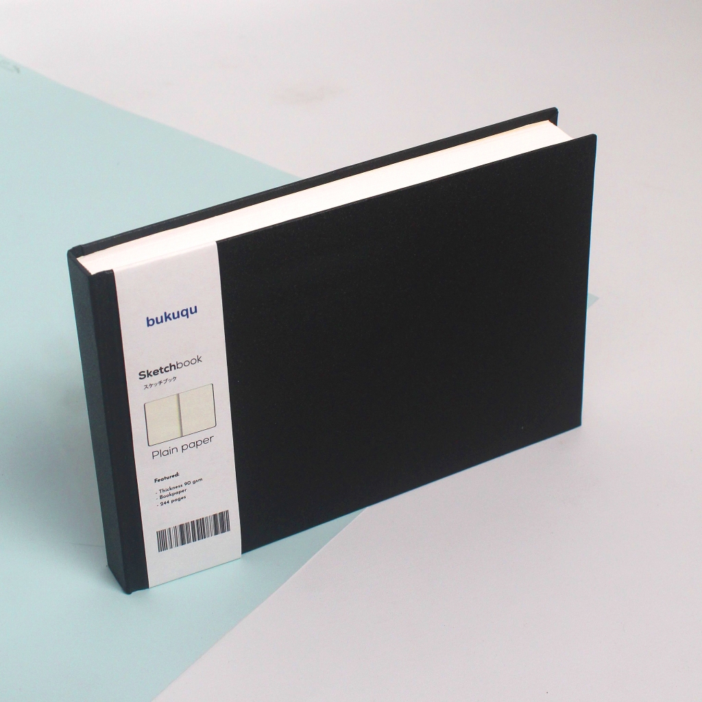 

bukuqu Sketsa #Landscape A5 - Sketchbook Hardcover - Notebook gambar - Buku Lukis Cream paper