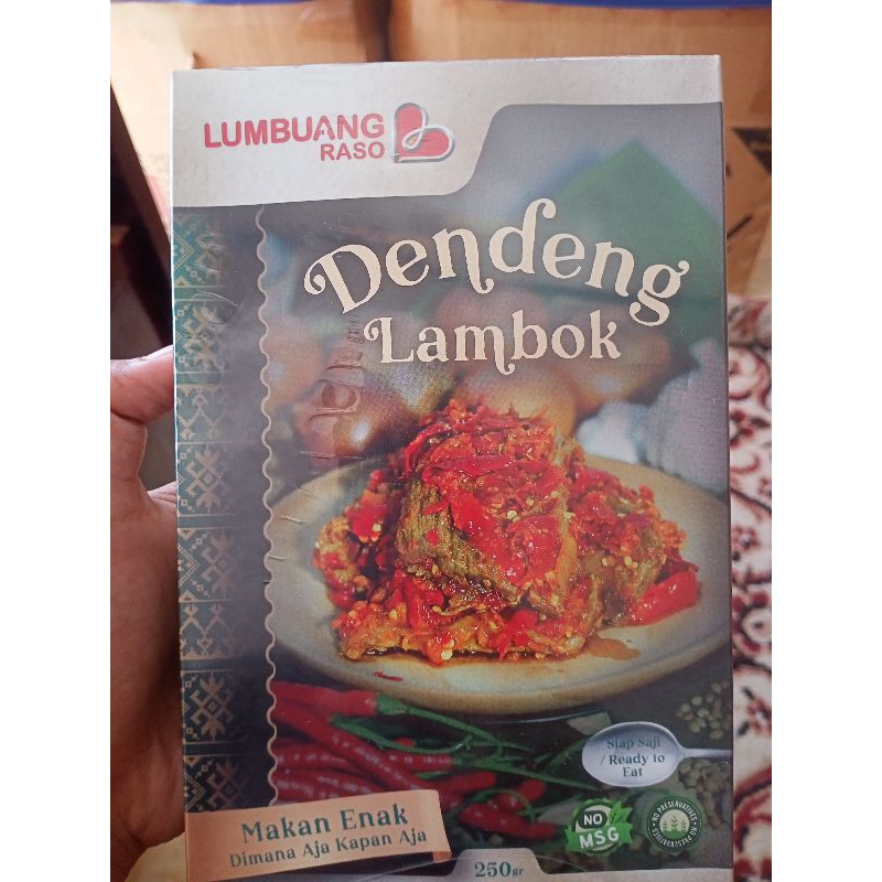 

dendenglambokLumbuangRaso+-250g siap saji