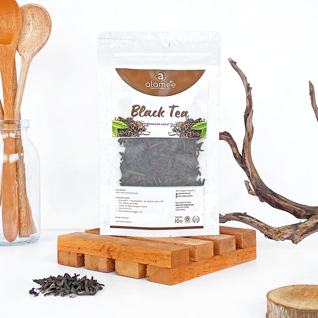 

Black Tea Teh Organic Bunga Kering Hitam Dried Alami Organik Herbal 10gr
