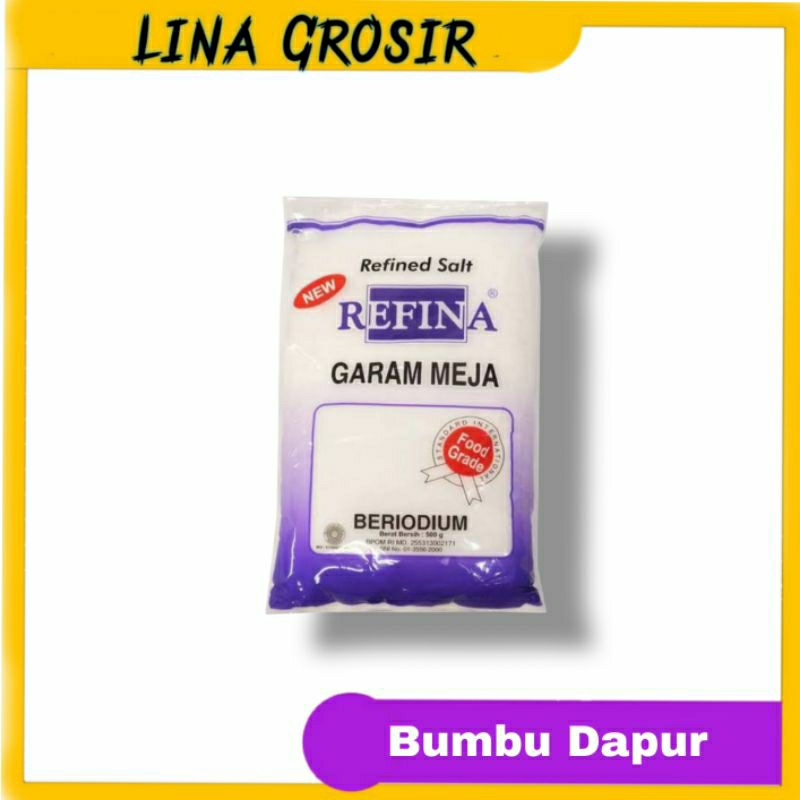 

Refina Garam Meja @ 250gr / 500gr