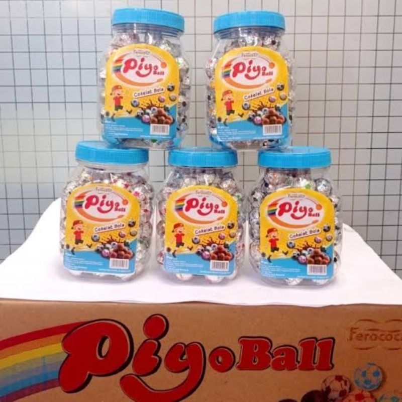 

Piyo Ball coklat bola 1 toples, Piyo Ball cokelat payung 1 toples