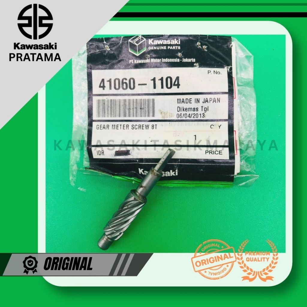 GIRBOK SPEEDOMETER 41060-1104 GEAR METER SCREW 8T KAWASAKI BINTER AR125 MADE IN JAPAN