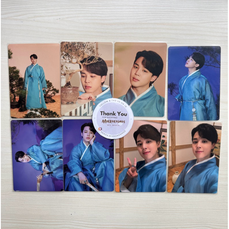 OFFICIAL ONE SET DALMAJUNG 2021 BTS JIMIN - 8 mpc take all