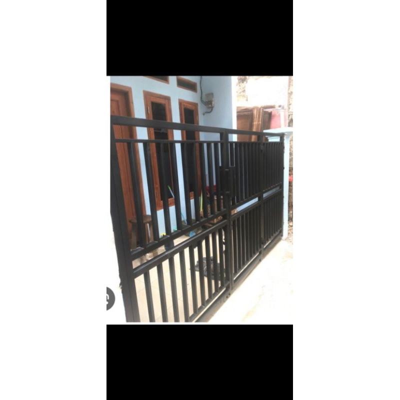 pagar dorong minimalis