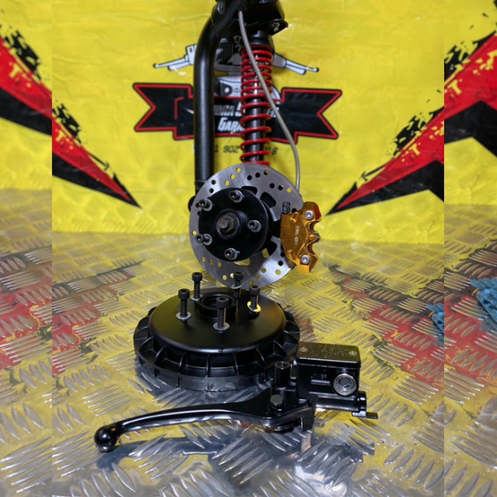 PAKET CAKRAM VESPA RING 12 FORK EXCEL | CANDRA SCOOTER GARAGE