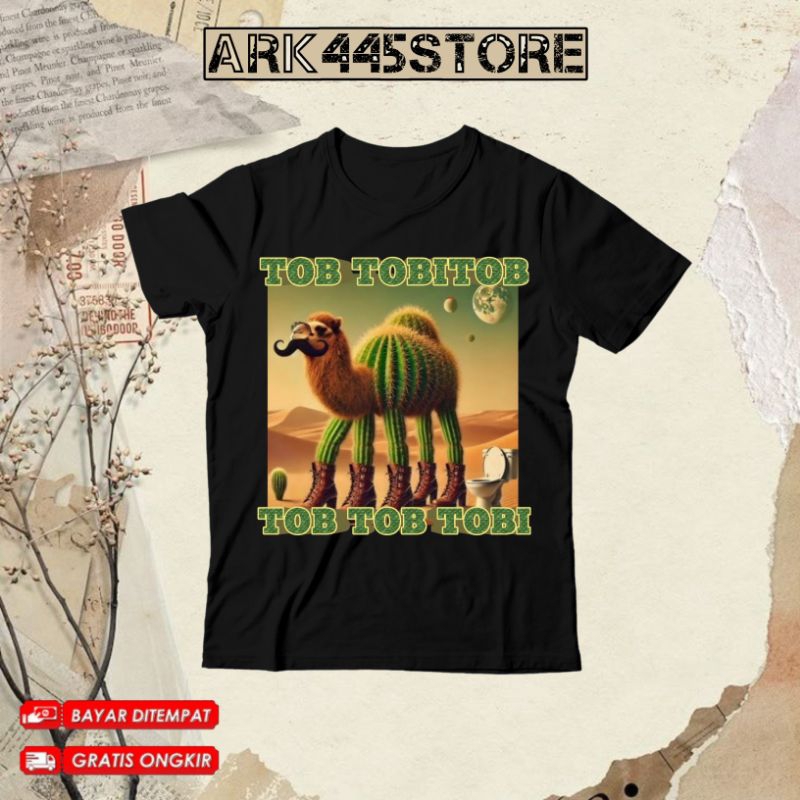 (BISA COD) Kaos Atasan Anak Brainrot TOB TOBI TOB TOB TOBI TOB  T-SHIRT ANOMALI TOB TOBI TOB  PREMIU