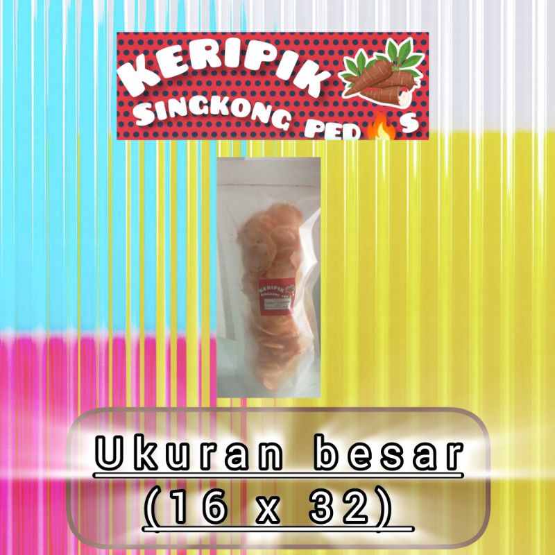 

Keripik singkon ukuran besar 16 x 32 / snack / cemilan