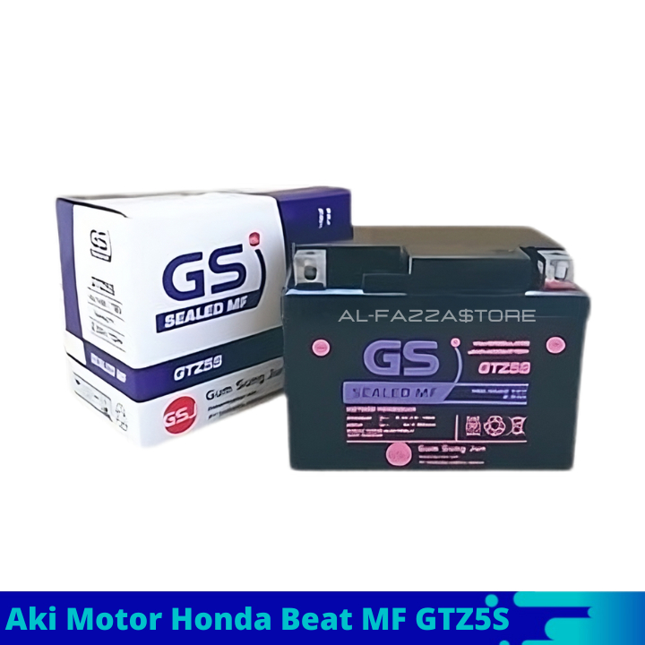 Aki Motor Honda Beat Vario Accu Kering MF GTZ5S Baterai GS Accu Kering Murah