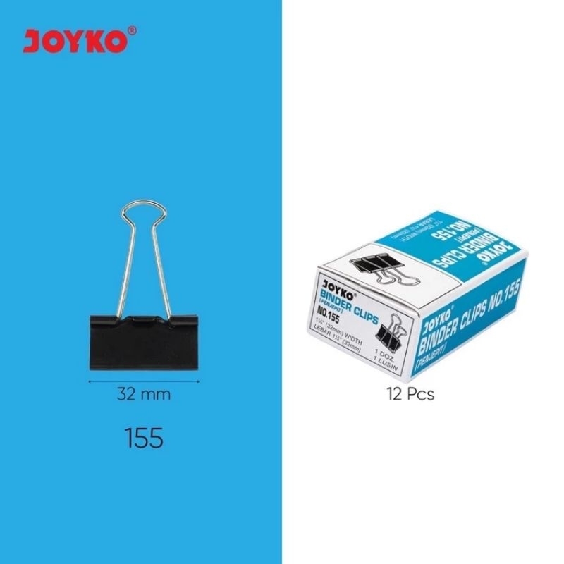 

binder clip merk JOYKO no.155 / 32mm