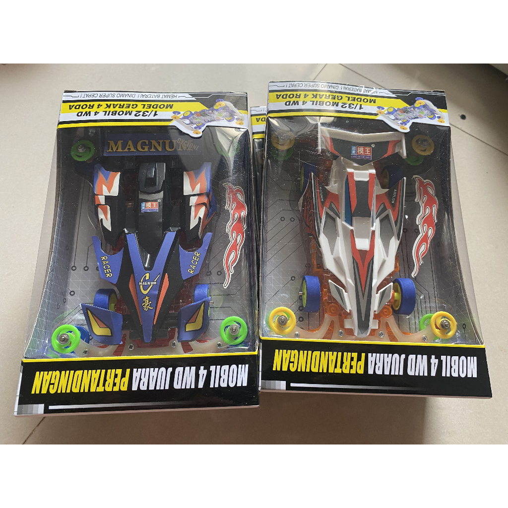 Tamiya Aoda sasis bening warna dinamo tengah non original tamiya