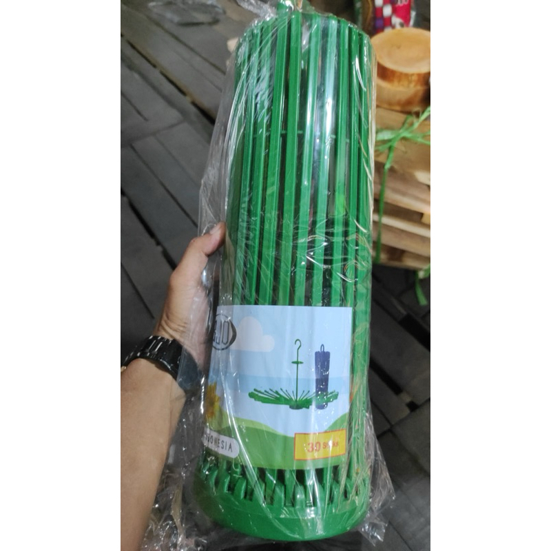 Folding hanger biasa - Gantungan baju bayi bulat 30stik hf