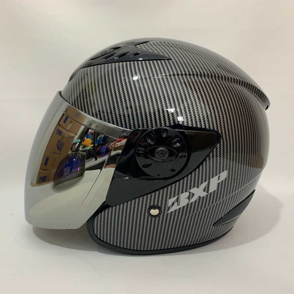 Helm BXP Vixion Carbon Glossy - Helmet SNI Dewasa