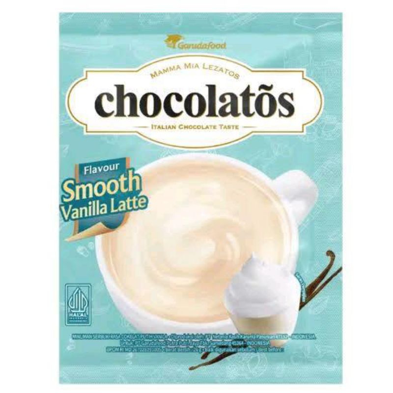 

Chocolatos Drink Smooth Vanilla Latte Isi 10 - Minuman Nikmat dengan Rasa Vanilla yang Lezat - Chocolate, Cokela