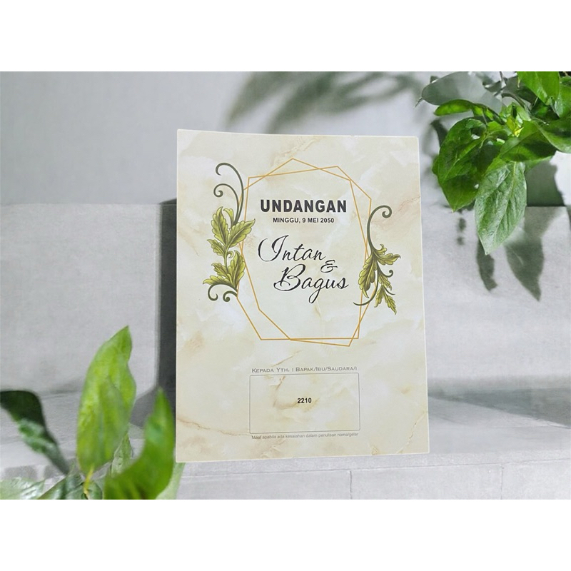 

Undangan Blangko kosong (isi 50 pcs) ERBA 2210 undangan pernikahan cantik (isi 50 pcs)