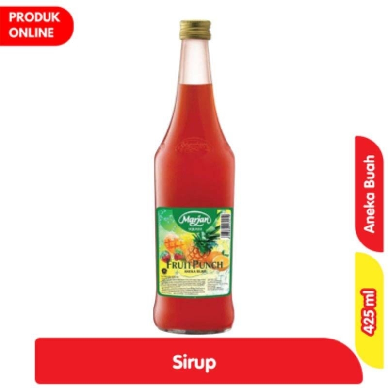 

Marjan Squash | Sirup Fruit Punch Botol | Netto 425 ml
