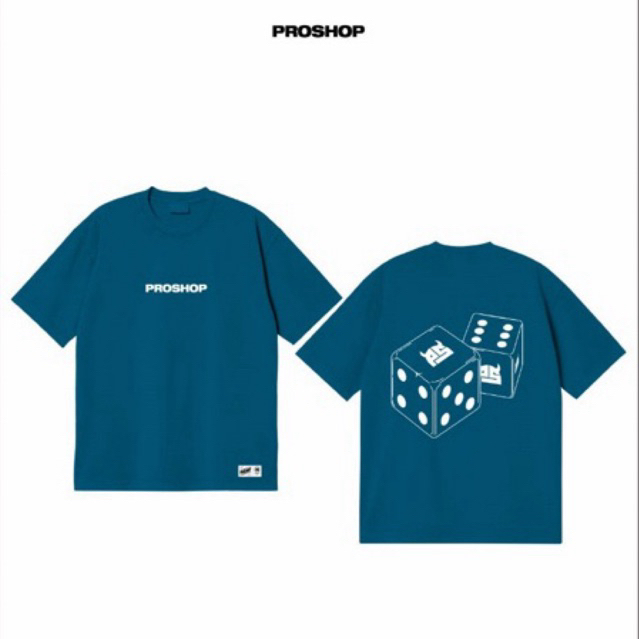 kaos proshop DICE BLUE / PROSHOP / Proshop Original / distro Bandung
