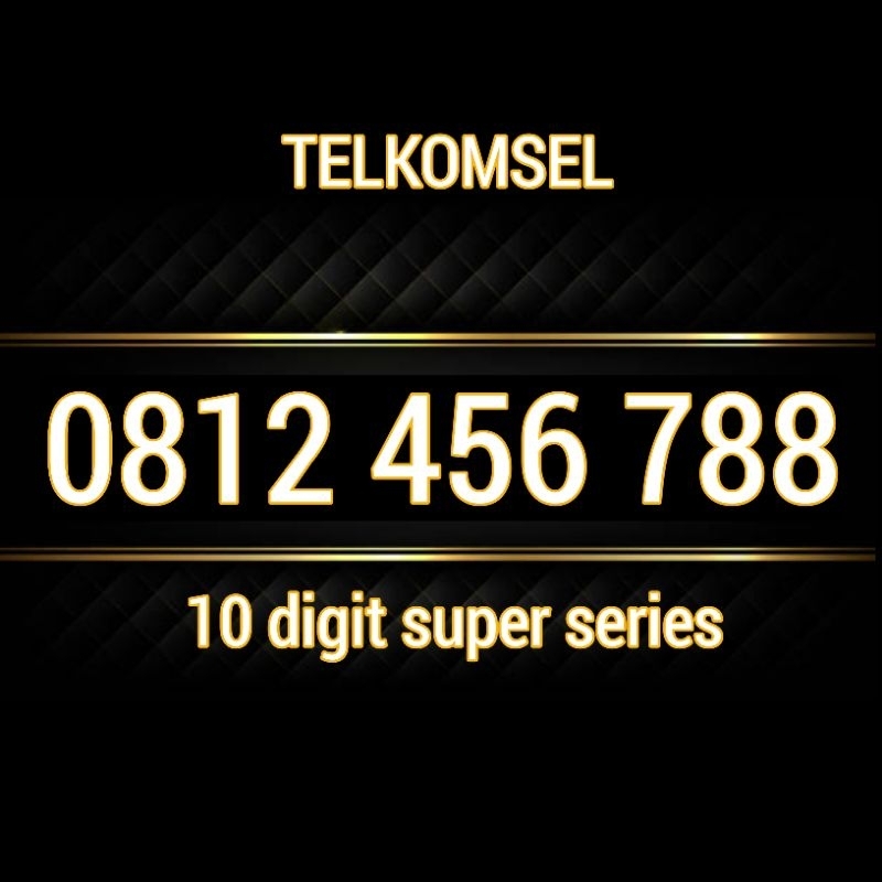Nomor Cantik Simpati 10digit 5 6 7 8 9 9