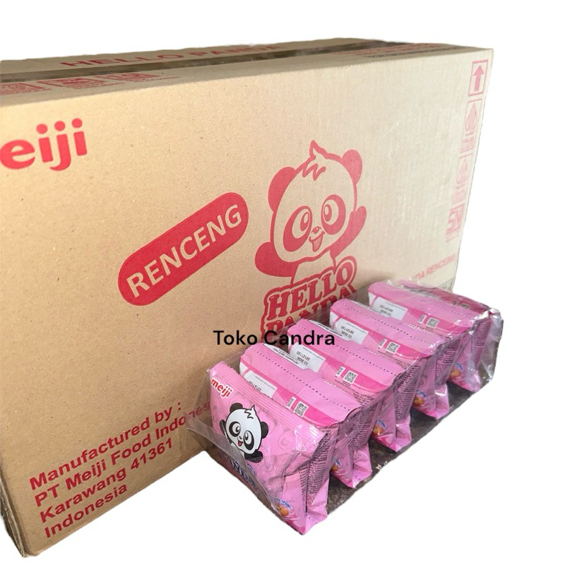 

1 DUS HELLO PANDA STRAWBERRY / 8gr / 12 Pack / 120 Pcs