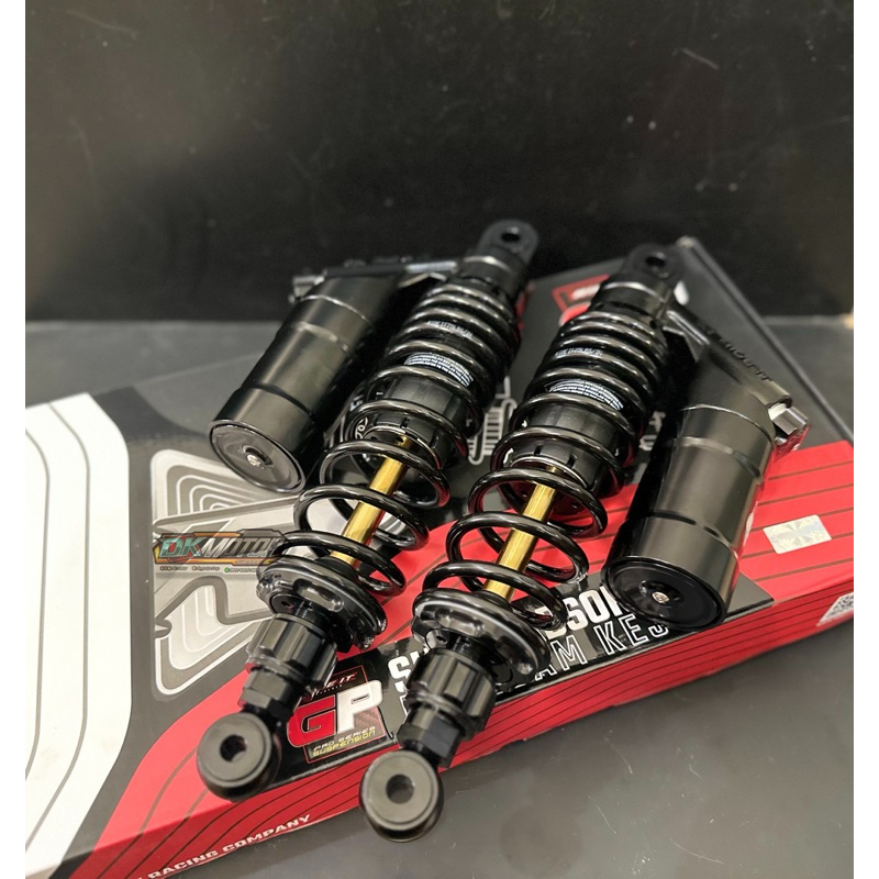 Shock Skok Belakang RIDE IT RI GP277 Black As Gold Dobel Klik Click 280mm 28cm