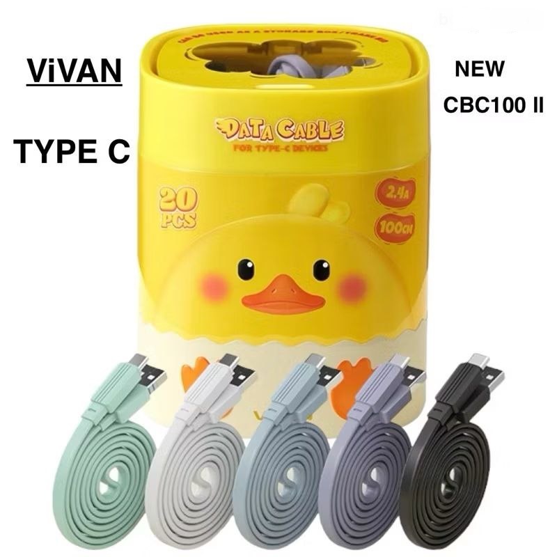 Aa*   Kabel data vivan type C CBC100S cable data vivan type C
