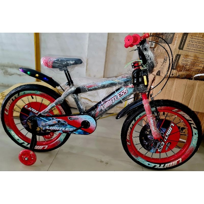 Sepeda Anak Sepeda BMX 18 inch LIMITLESS ( BAN JUMBO 3.0 ) ( MUSIK )