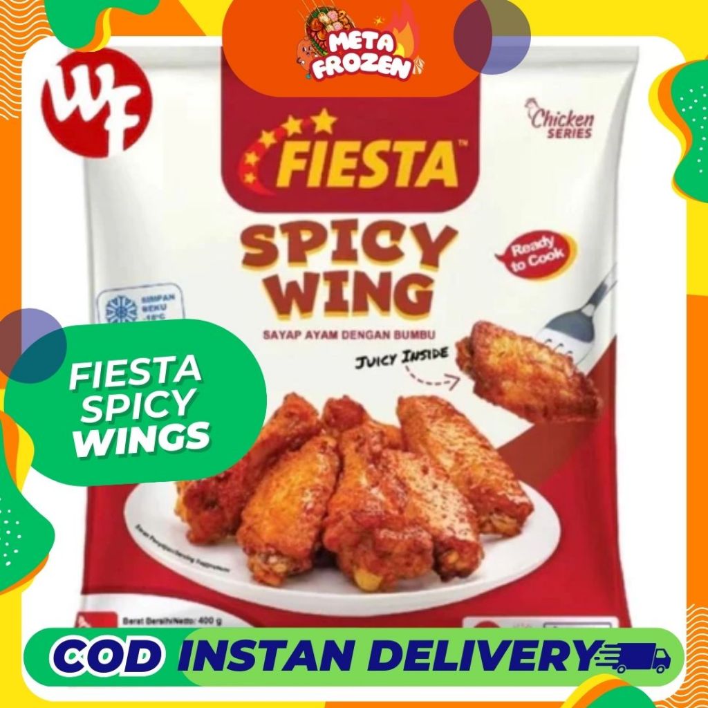 

Fiesta Spicy Wings 400gr – Sayap Ayam Pedas, Gurih & Siap Goreng!