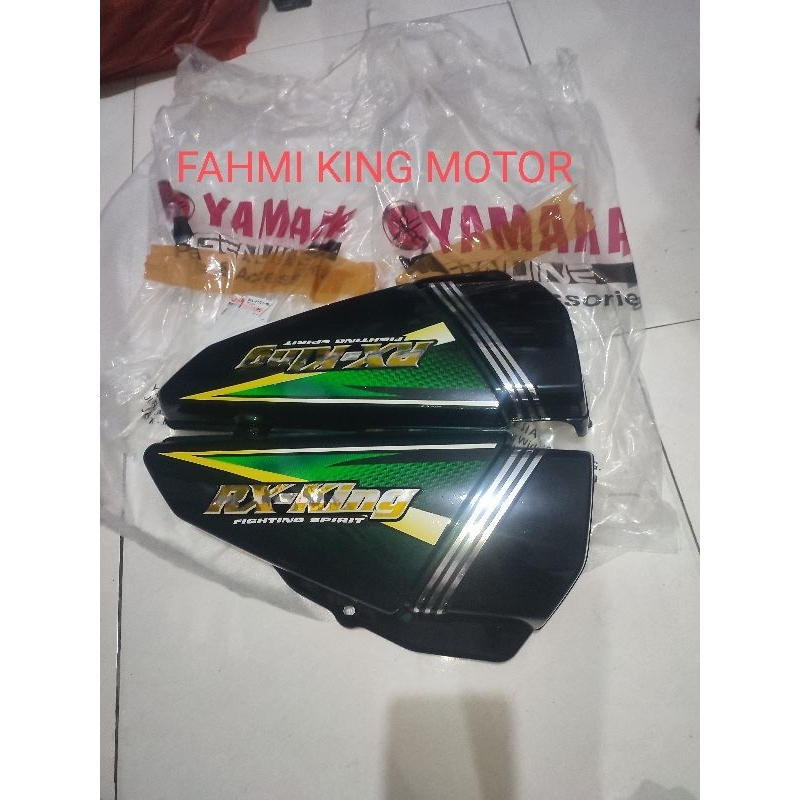 COVER BOK DOP AKI OLSAM RX KING ORIGINAL YGP GRES BARU 2003 HIJAU BOTOL