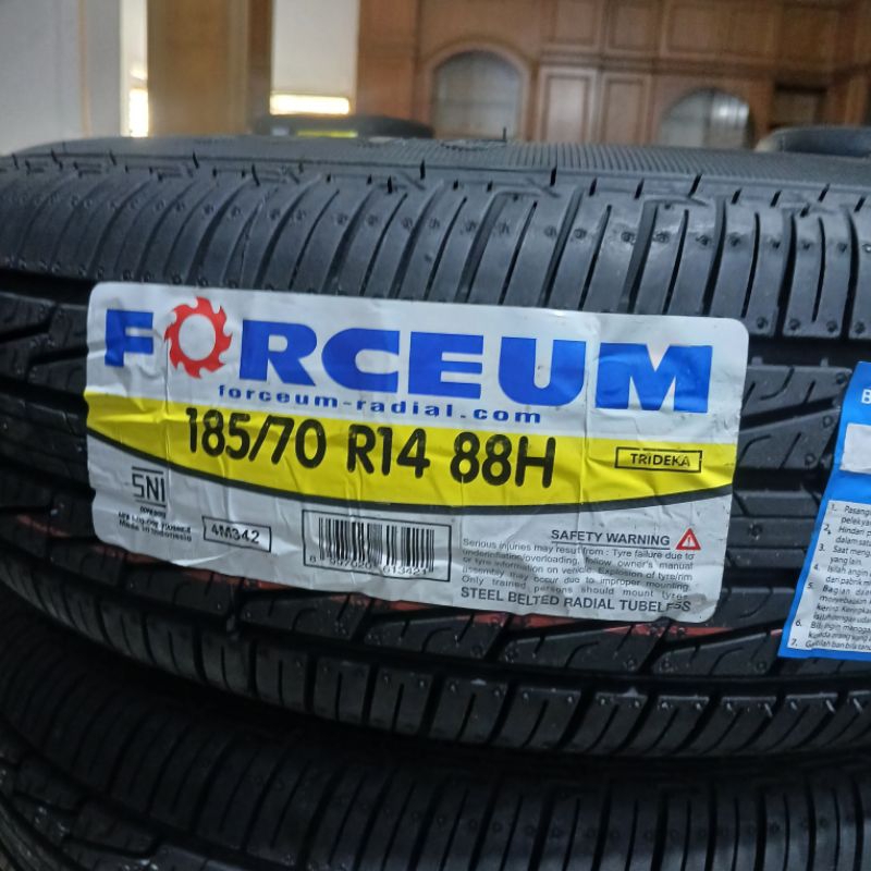 Ban Mobil Murah Tubles 185 70 R14 Forceum ban ring14 ban avanza