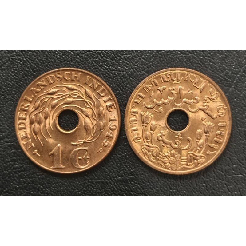 Koin Kuno Nederlands Indie Tahun 1945