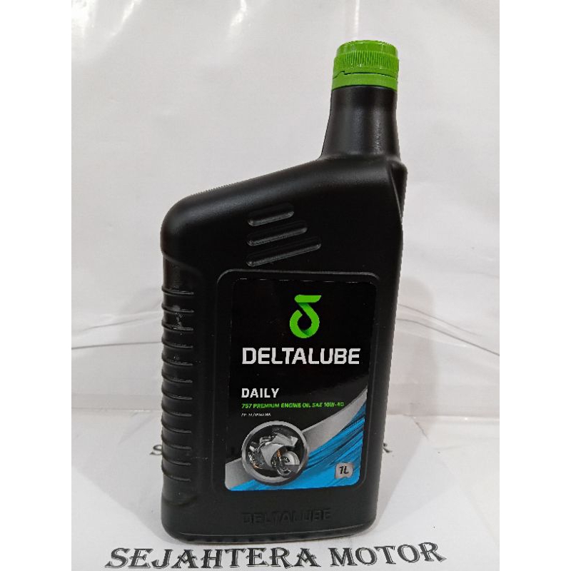 Oli Original asli DELTALUBE untuk motor BEBEK [DELTALUBE SAE 40 DAILY 1LITER, DELTALUBE SAE 40 800ML