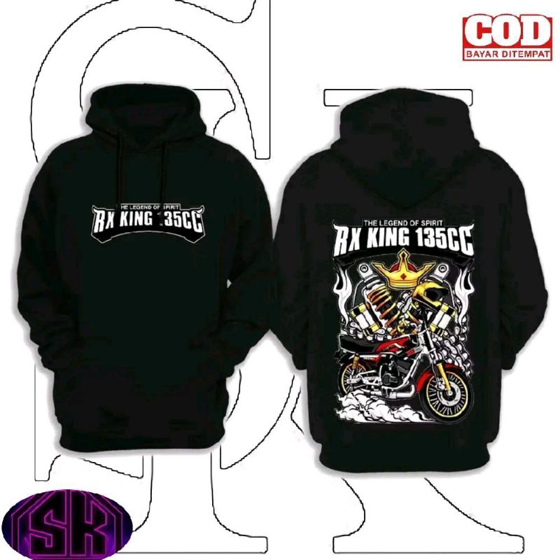 HOODIE YAMAHA RX KING TERBARU SWEATER HOODIE YAMAHA RX KING 135CC SWEATER TOURING YAMAHA RX KING JAK