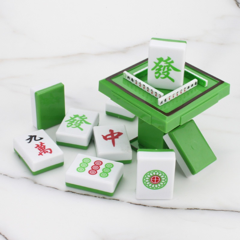 hiasan kue meja mahjong cake topper ulang tahun mahjong