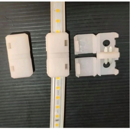 SAMBUNGAN LAMPU LED STRIP 2835 / LAMPU SELANG MATA 2835 - SAMBUNG JEPIT LED STRIP