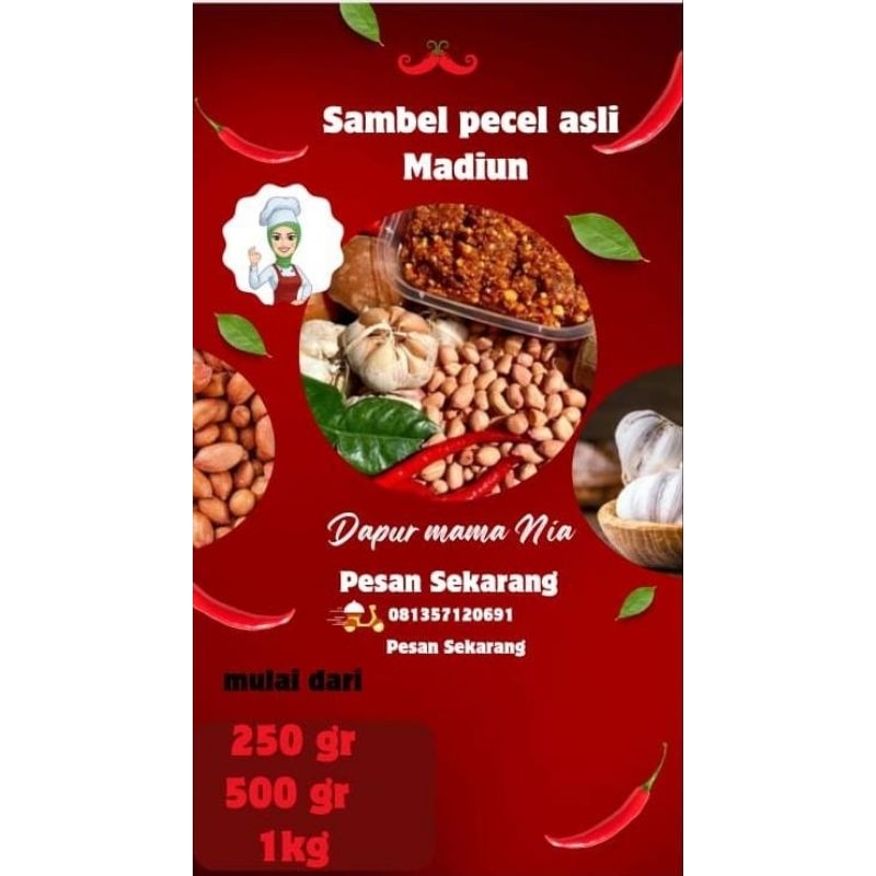 

Sambel pecel asli madiun
