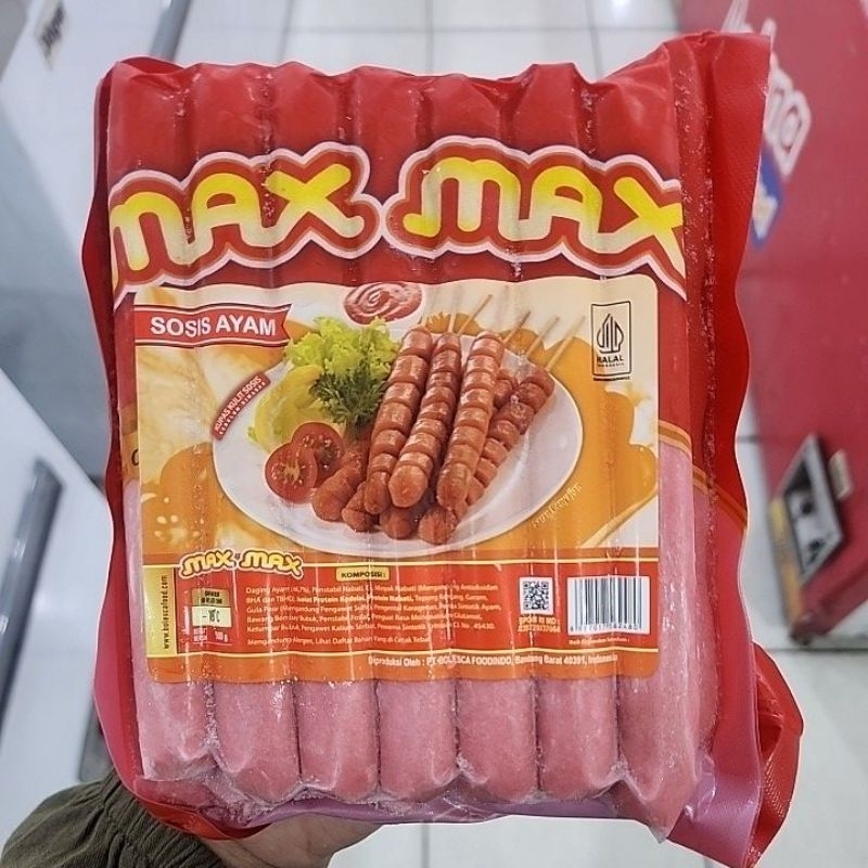 

MAX MAX SOSIS AYAM 500gr