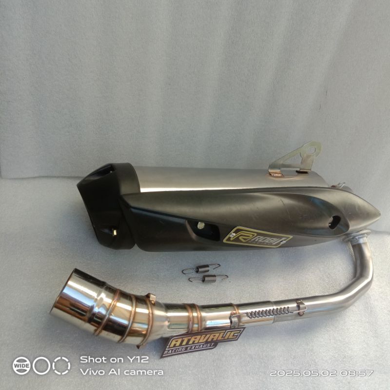 Knalpot Standar Racing ROBI1 full set for Nmax new eksoz
