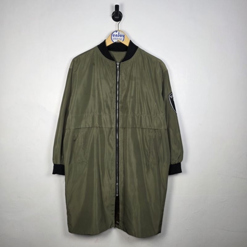 army parka panjang bomber parasut military pria wanita second preloved