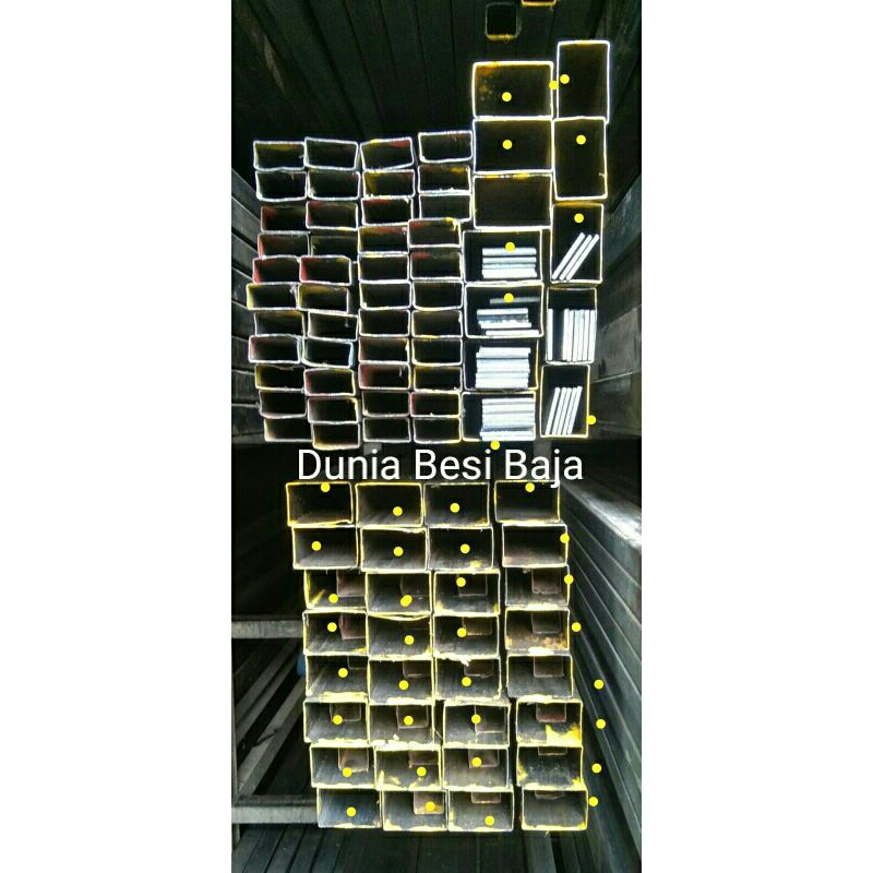 Besi Hollow Hitam  15 x 30 / Besi Hollo hitam 1,5 x 3,0